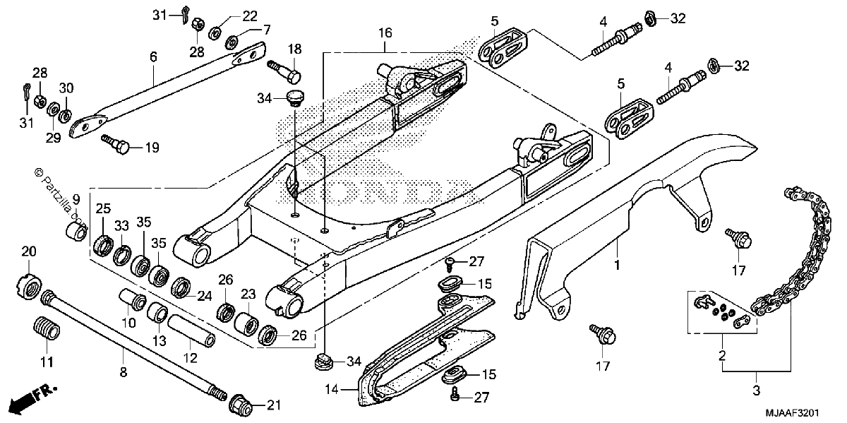Diagrama de SWINGARM 2