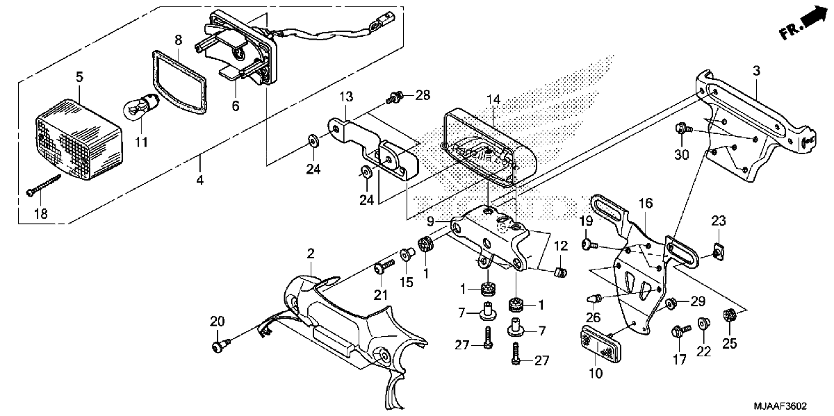 Diagrama de TAILLIGHT 3