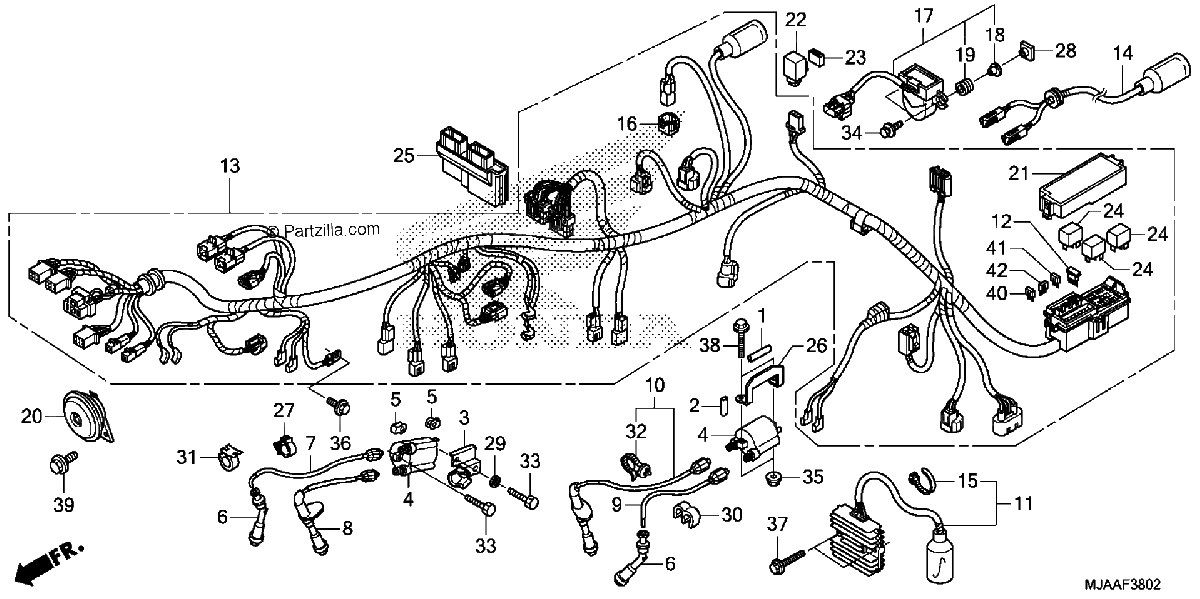 Diagrama de WIRE HARNESS 3