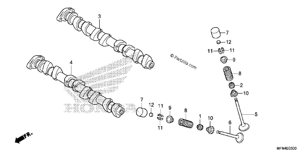 Diagrama de CAMSHAFT VALVE