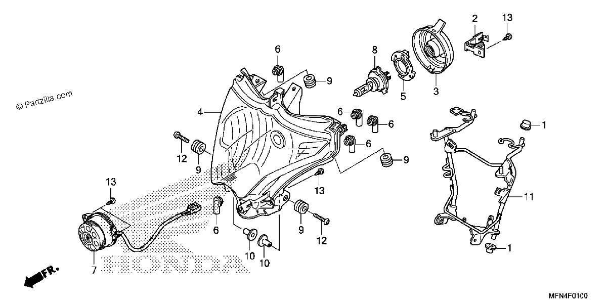 Diagrama de HEADLIGHT