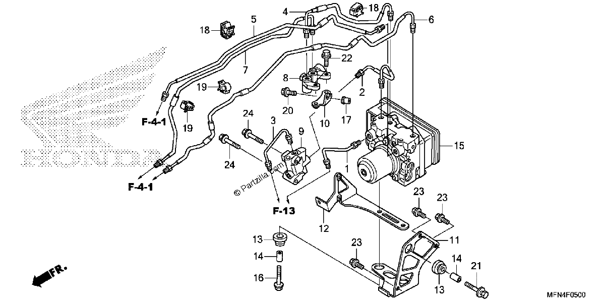 Diagrama de ABS MODULATOR