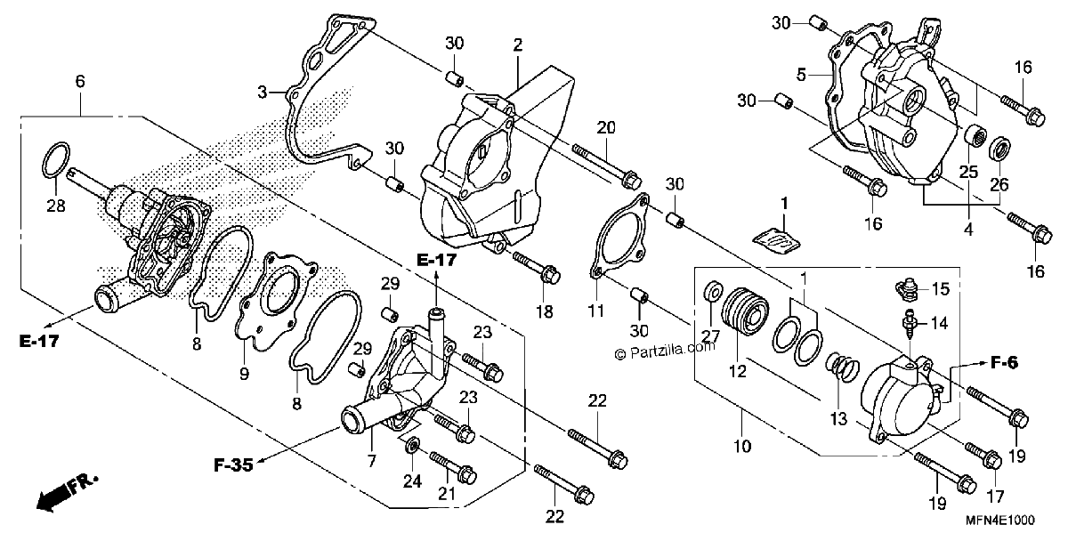 Diagrama de WATER PUMP