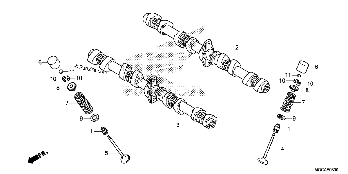 Diagrama de CAMSHAFT VALVE