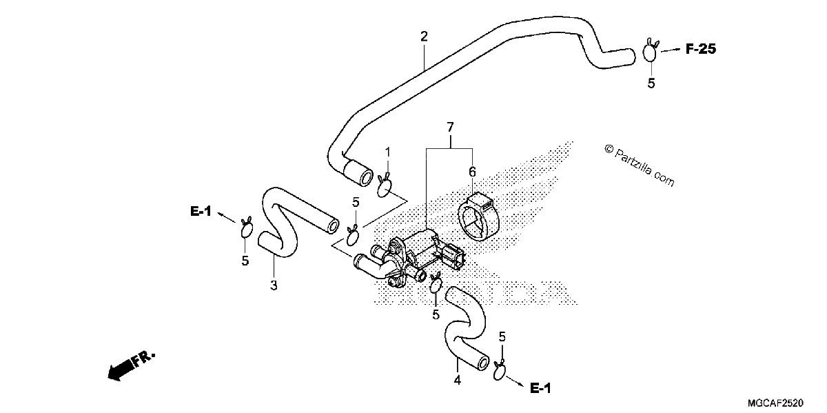 Diagrama de AIR INJECTION CONTROL VALVE
