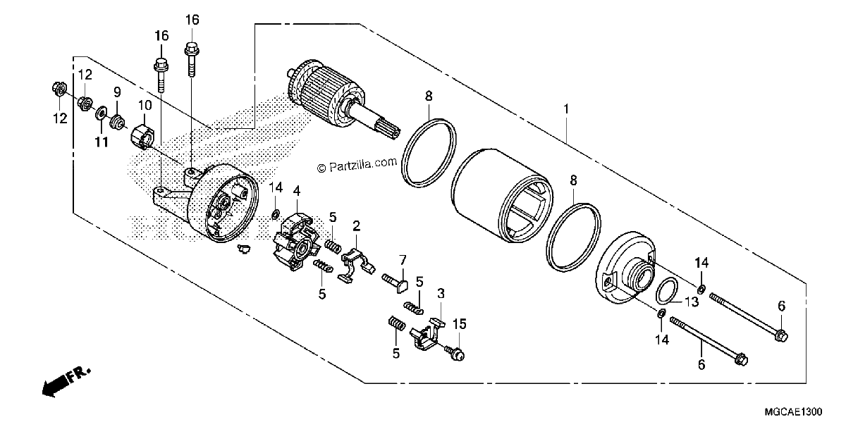 Diagrama de STARTING MOTOR