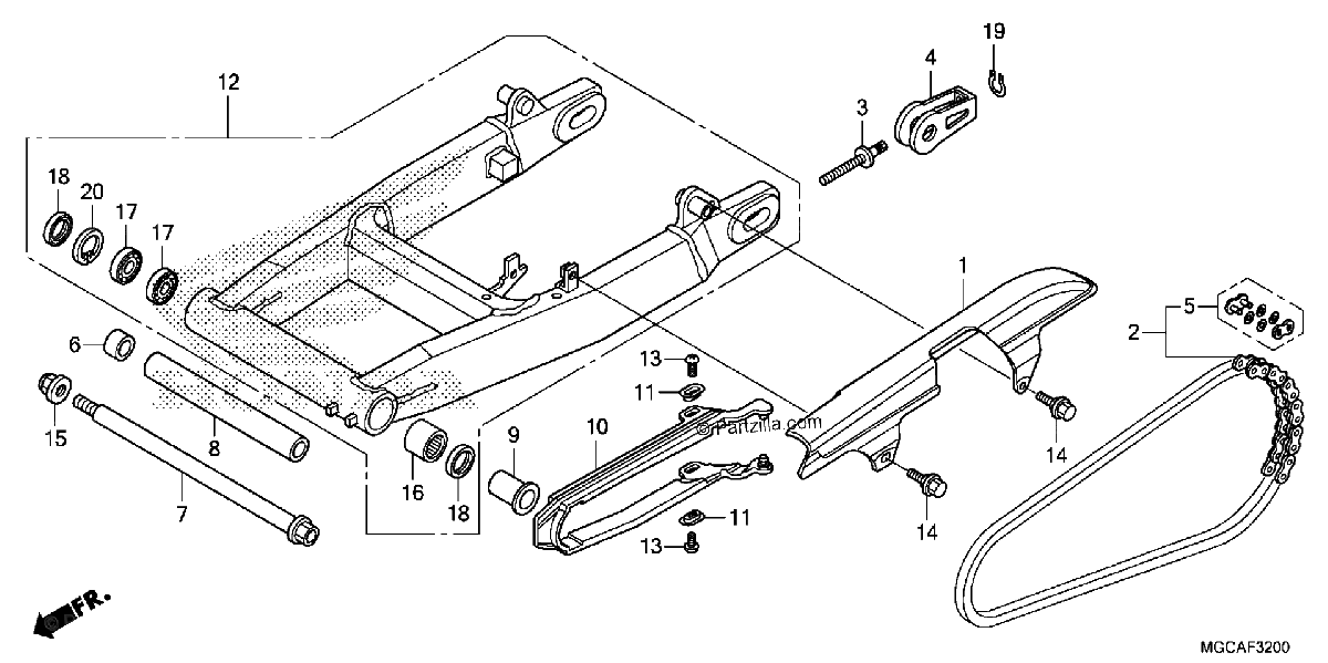 Diagrama de SWINGARM