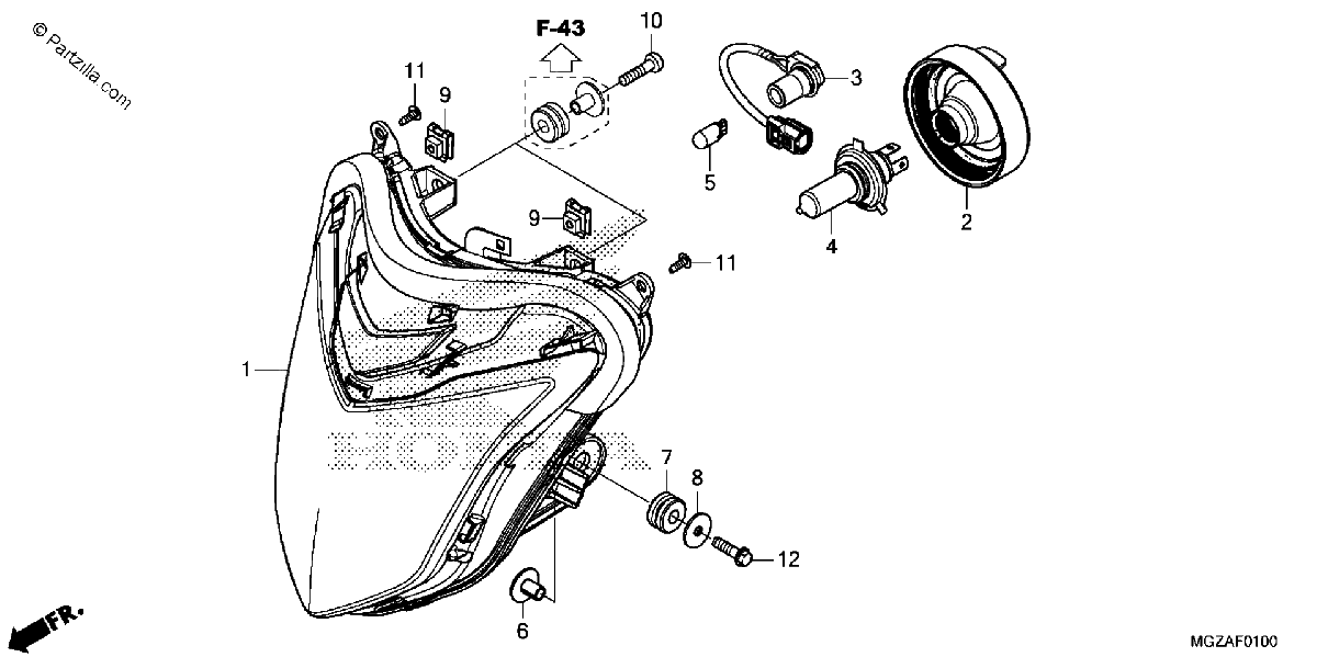 Diagrama de HEADLIGHT