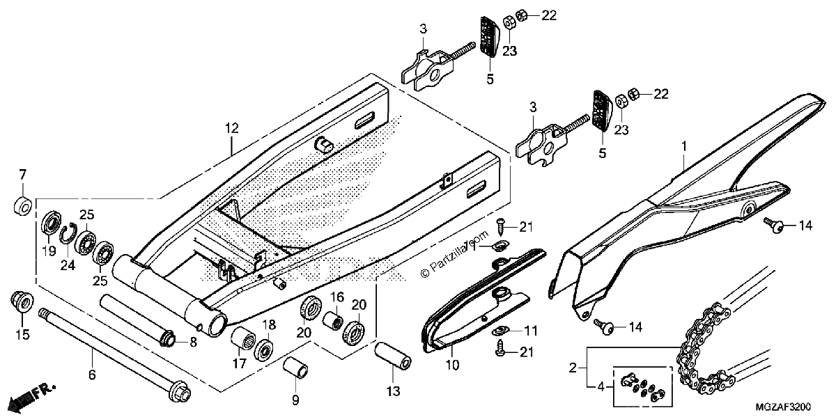 Diagrama de SWINGARM