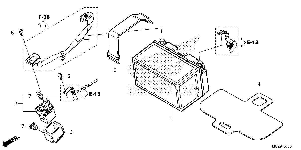 Diagrama de BATTERY