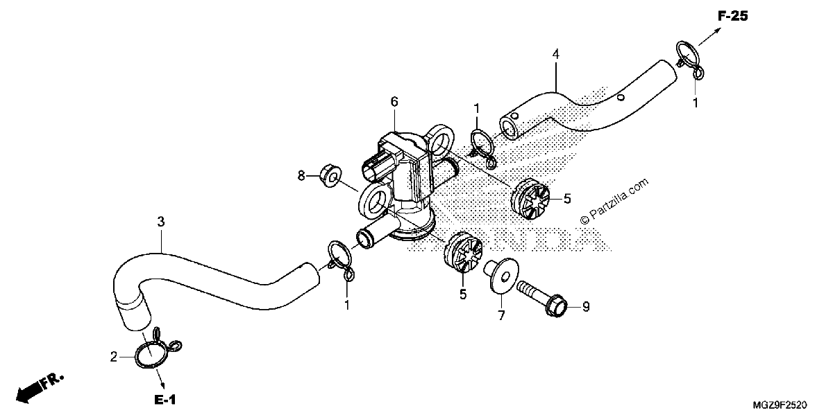 Diagrama de AIR INJECTION SOLENOID VALVE