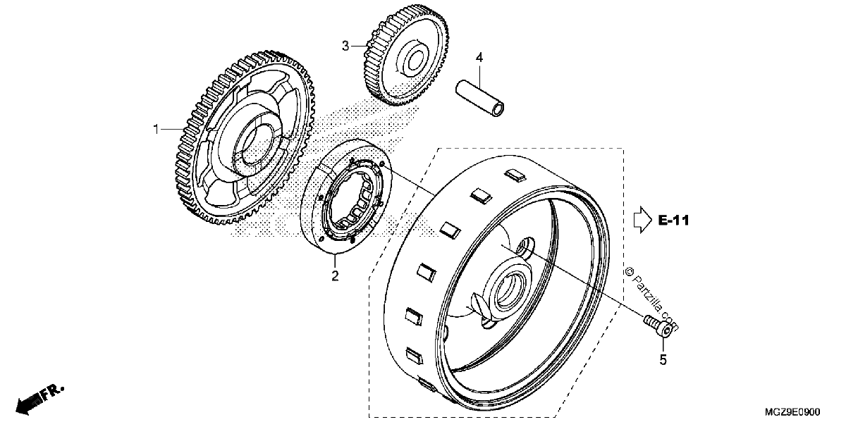 Diagrama de STARTING CLUTCH
