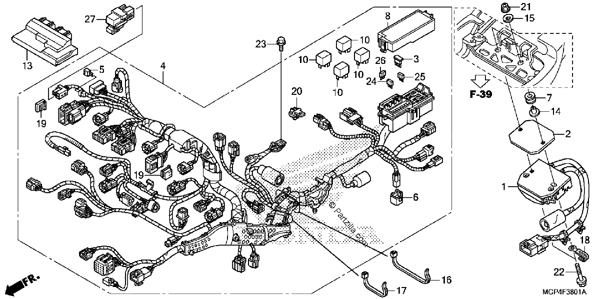 Diagrama de WIRE HARNESS 2
