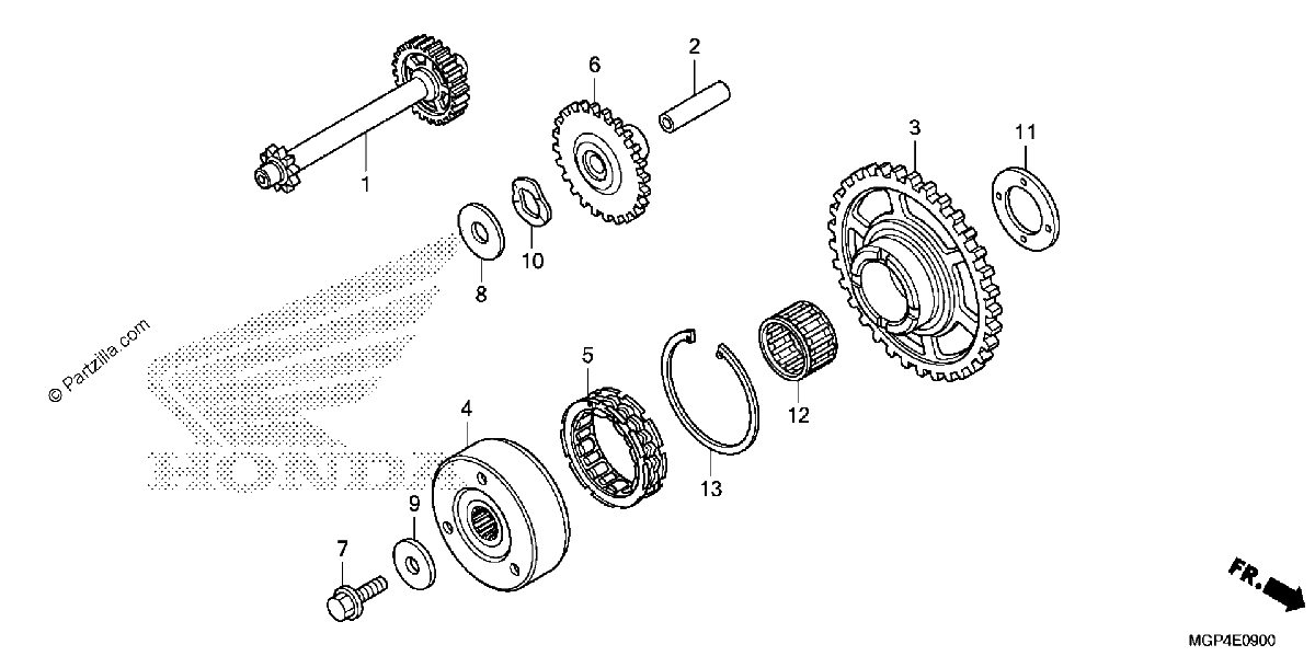 Diagrama de STARTING CLUTCH