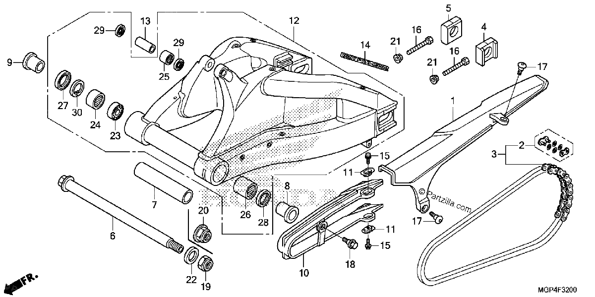 Diagrama de SWINGARM