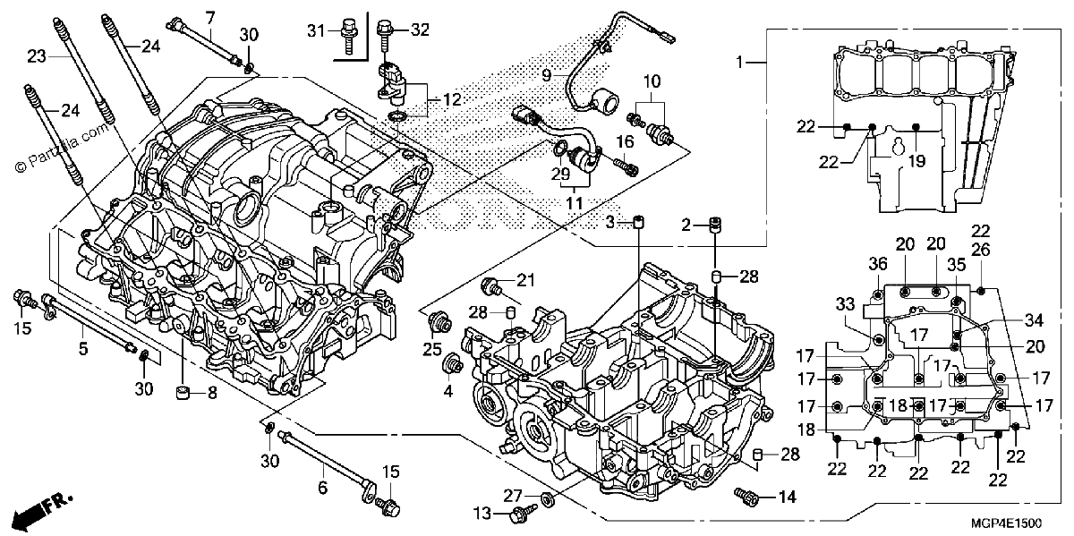 Diagrama de CRANKCASE