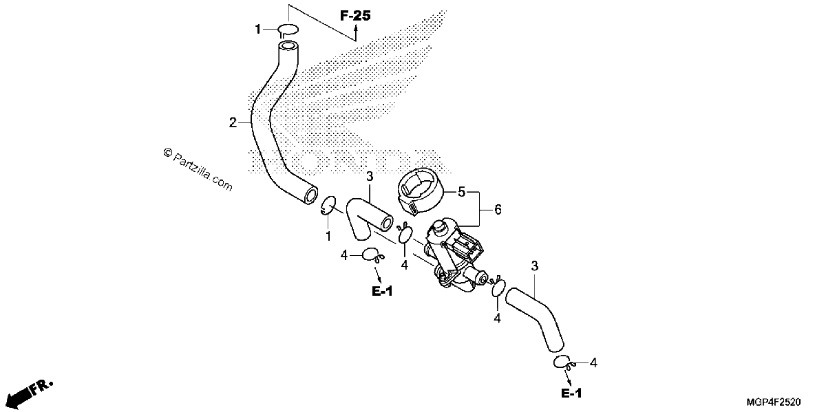 Diagrama de AIR INJECTION CONTROL VALVE