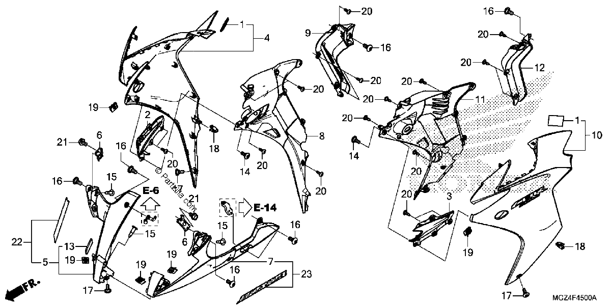 Diagrama de MIDDLE COWL