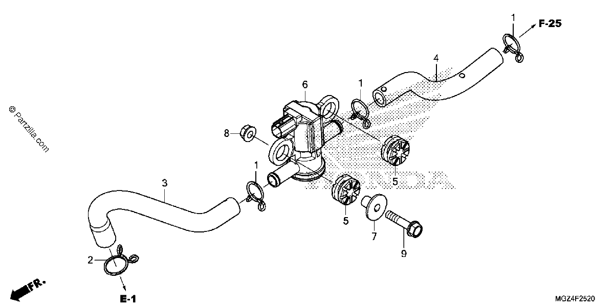 Diagrama de AIR INJECTION SOLENOID VALVE
