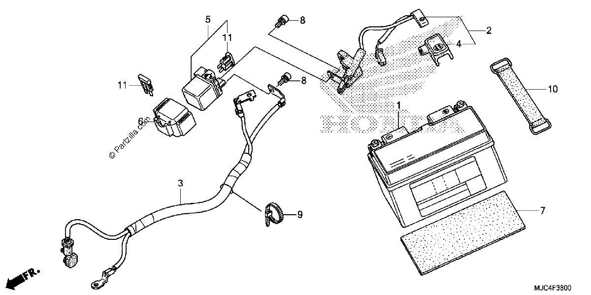 Diagrama de BATTERY