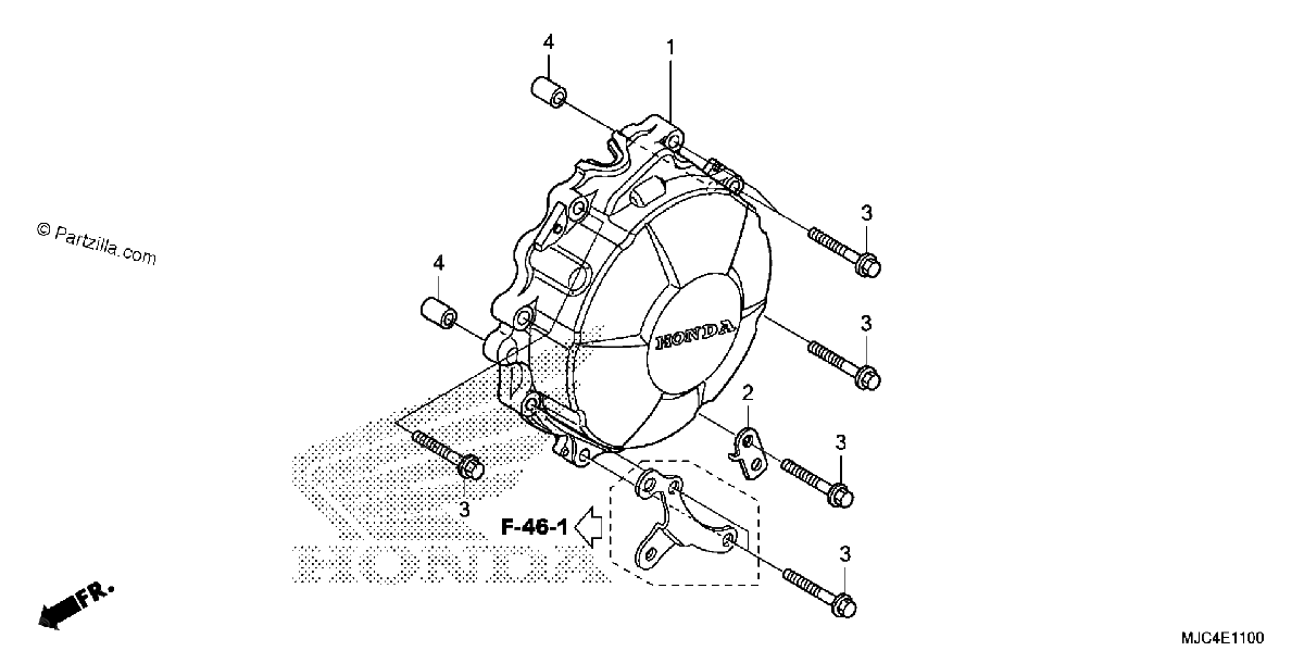 Diagrama de ALTERNATOR COVER
