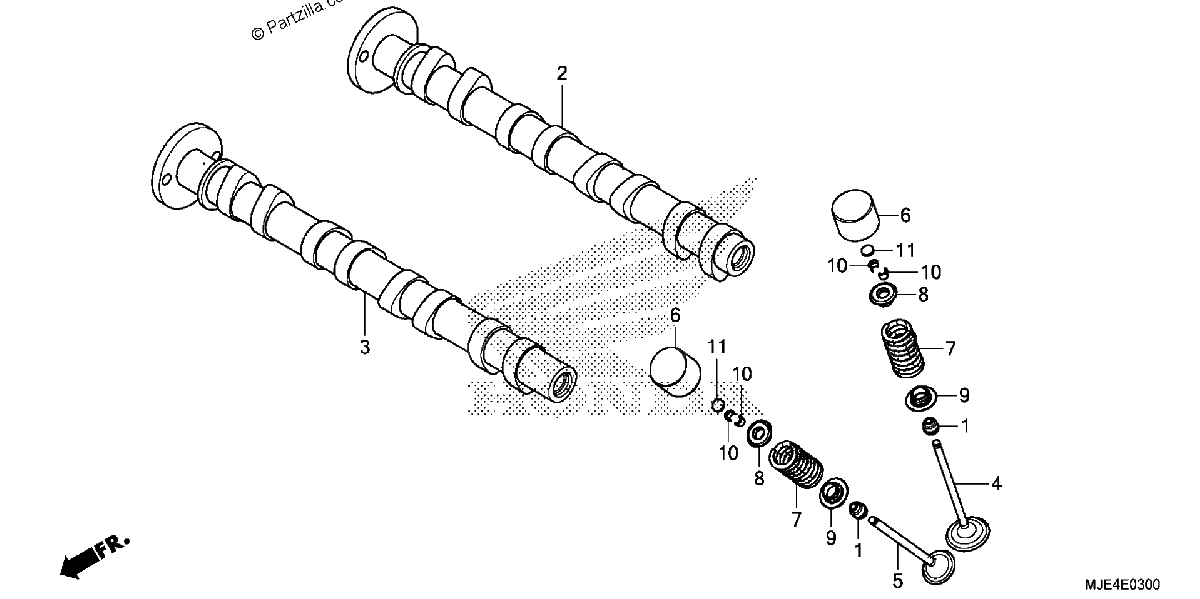 Diagrama de CAMSHAFT VALVE