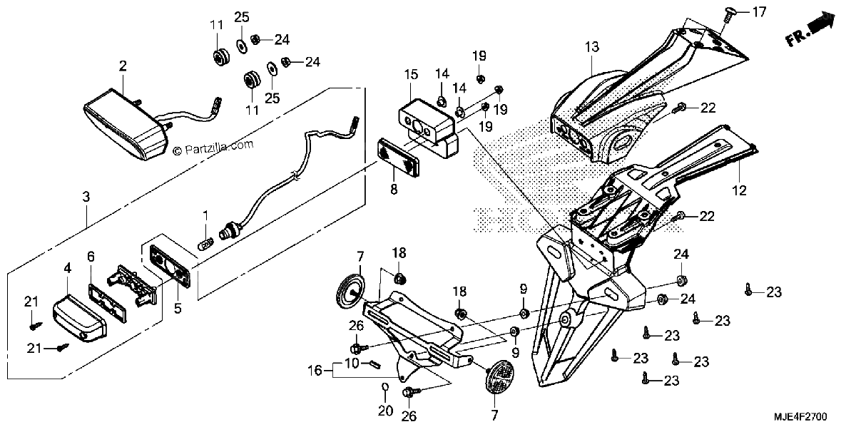 Diagrama de TAILLIGHT