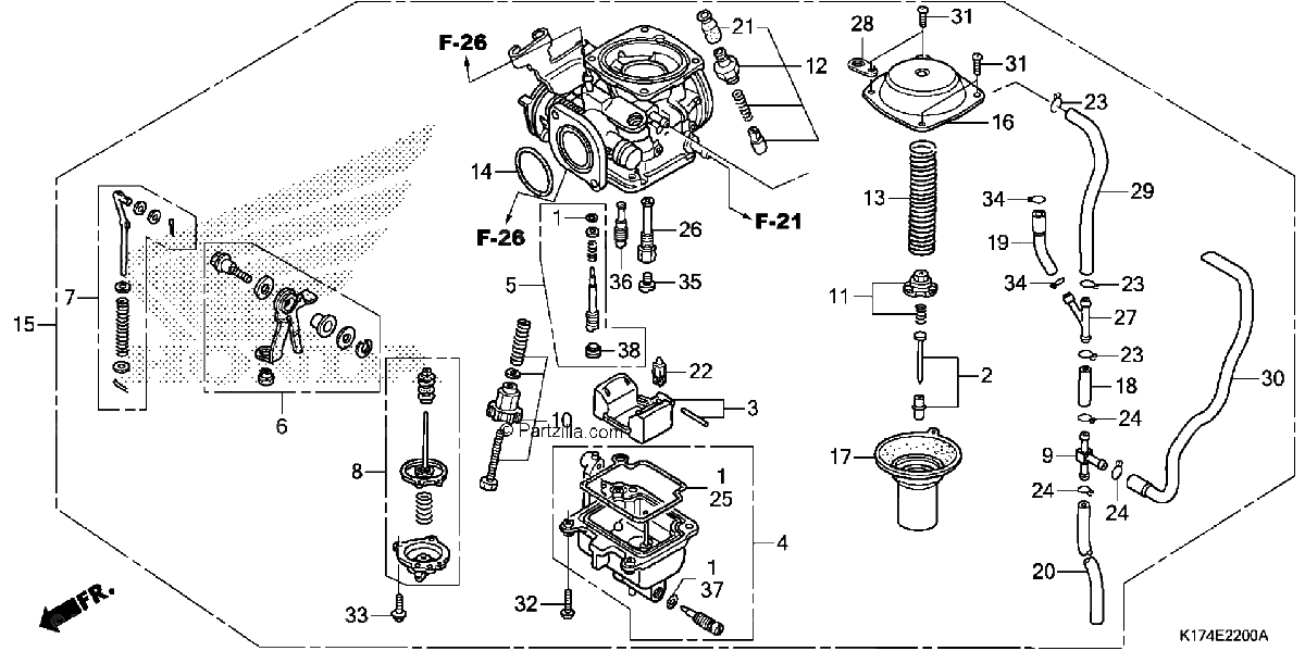 Diagrama de CARBURETOR