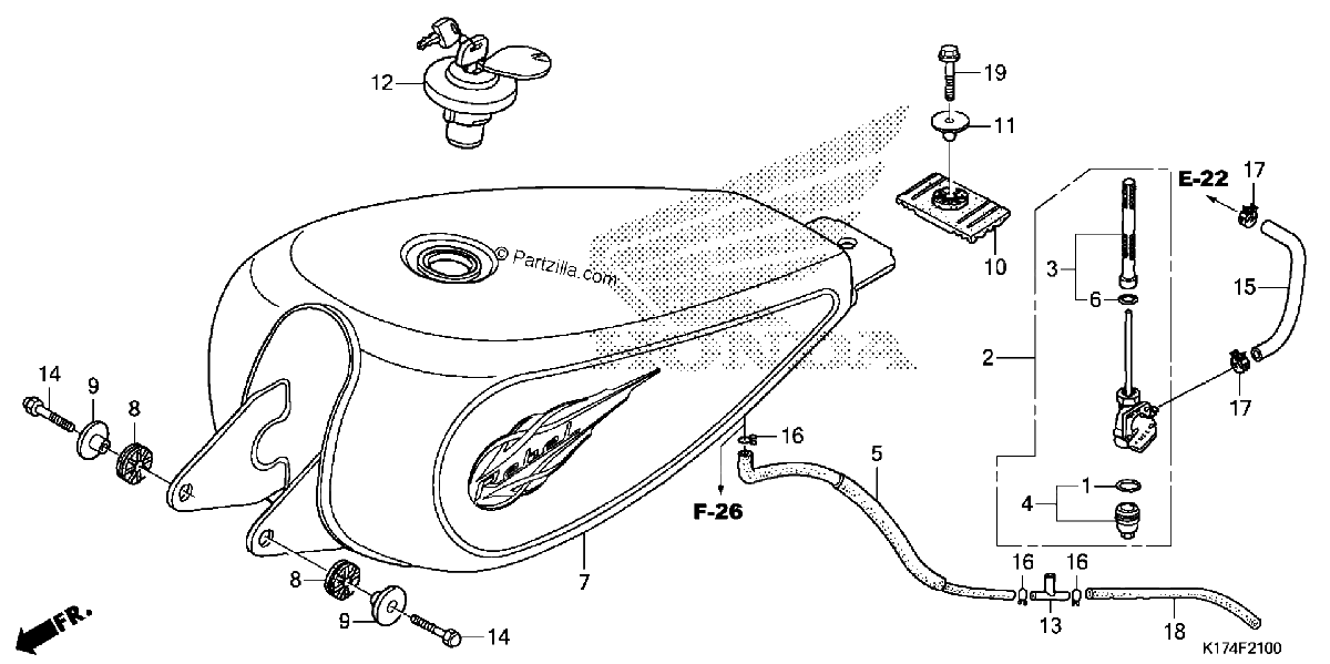 Diagrama de FUEL TANK