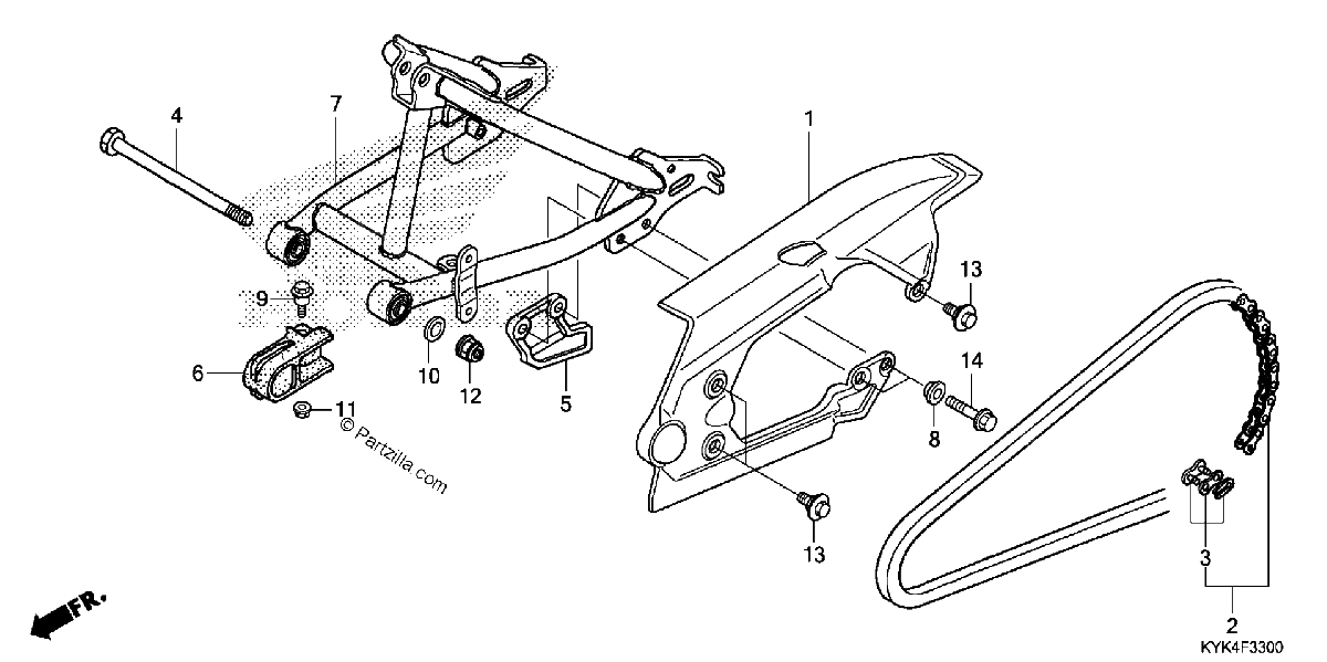 Diagrama de SWINGARM