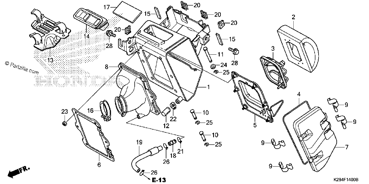 Diagrama de AIR CLEANER