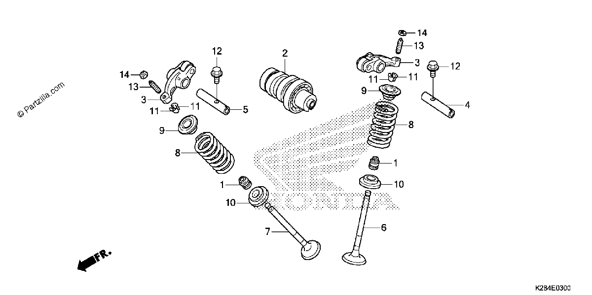 Diagrama de CAMSHAFT VALVE