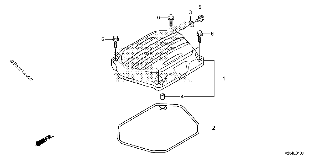 Diagrama de CYLINDER HEAD COVER