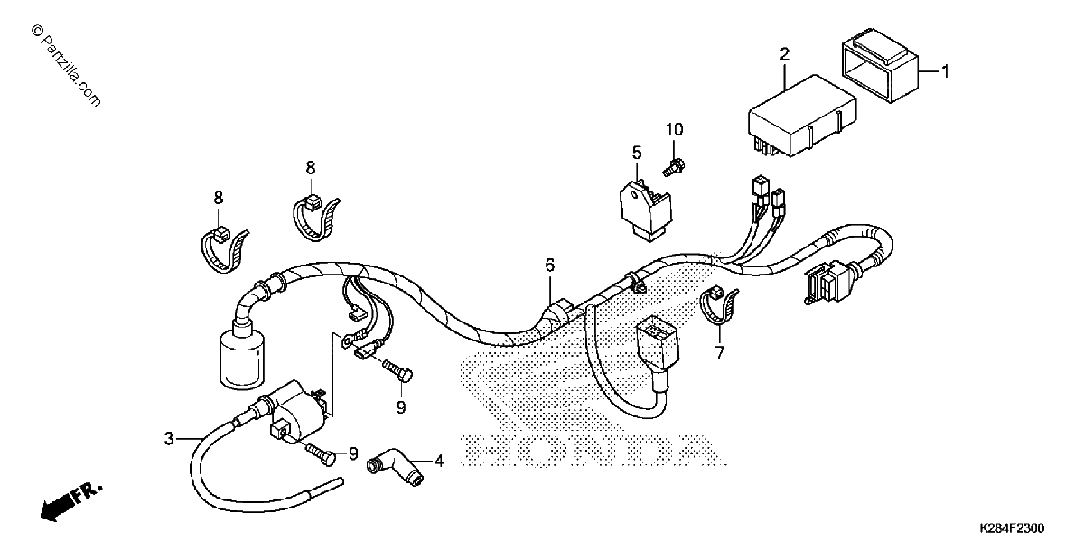Diagrama de WIRE HARNESS
