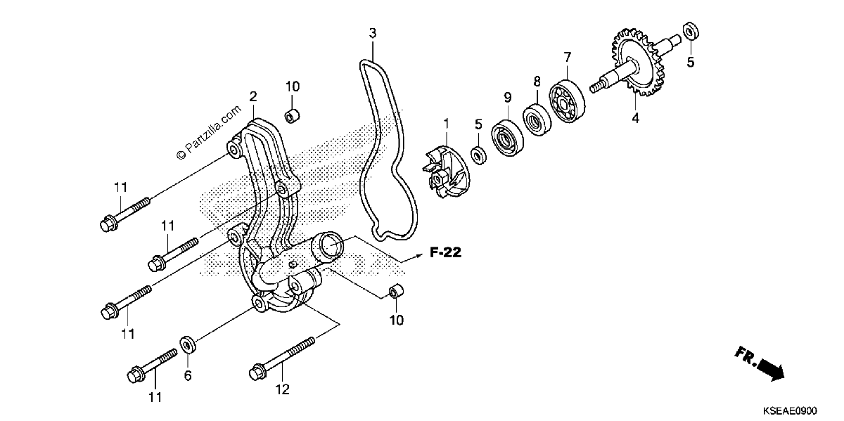 Diagrama de WATER PUMP