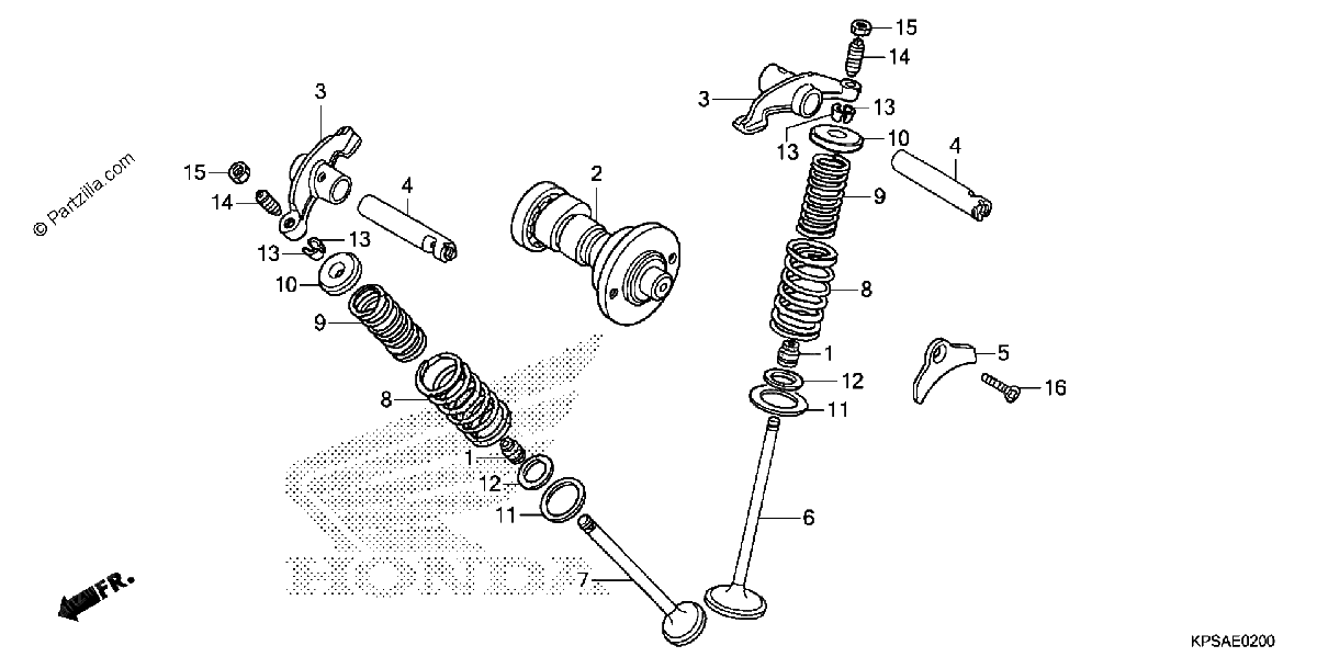 Diagrama de CAMSHAFT VALVE