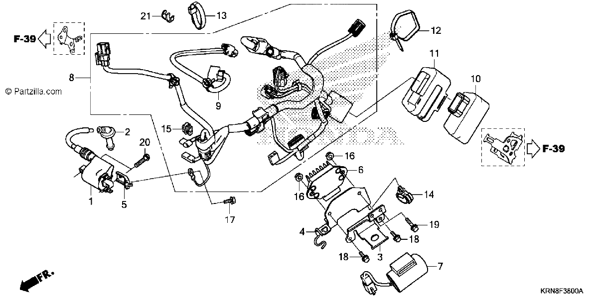 Diagrama de WIRE HARNESS