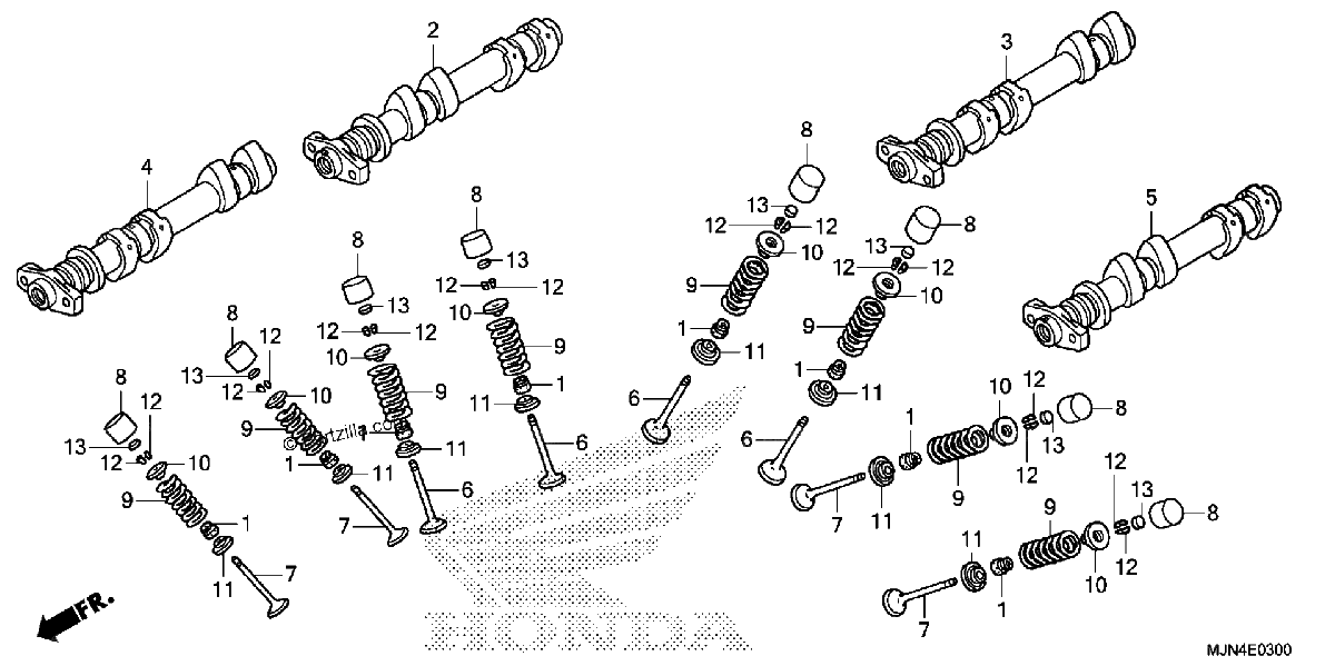 Diagrama de CAMSHAFT VALVE