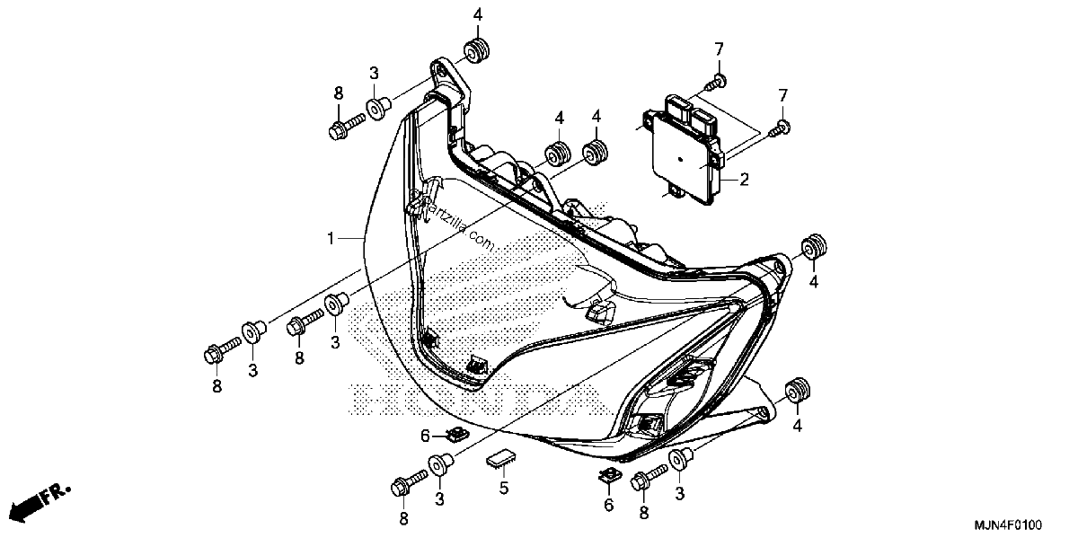 Diagrama de HEADLIGHT