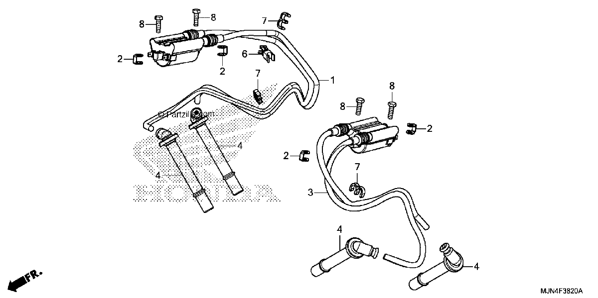 Diagrama de IGNITION COIL