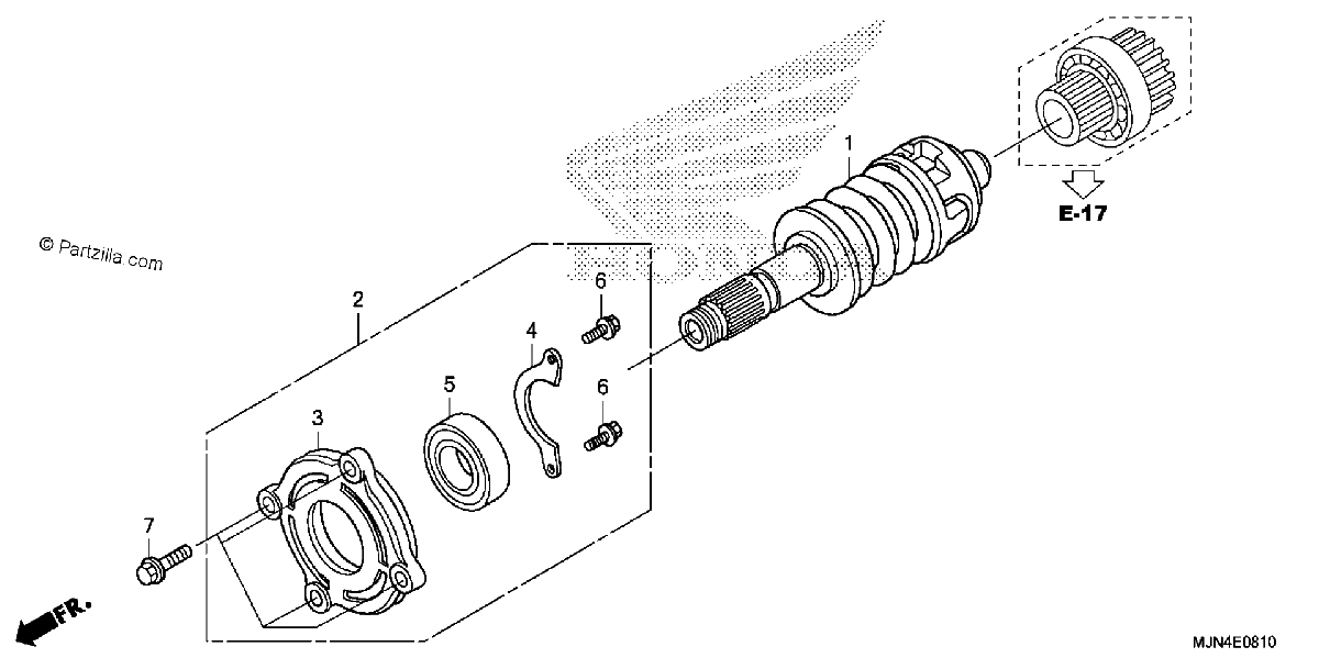 Diagrama de PRIMARY SHAFT