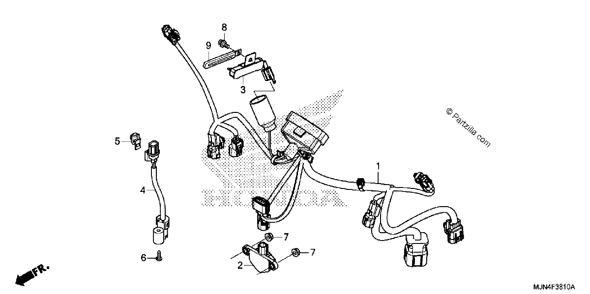 Diagrama de SUB HARNESS