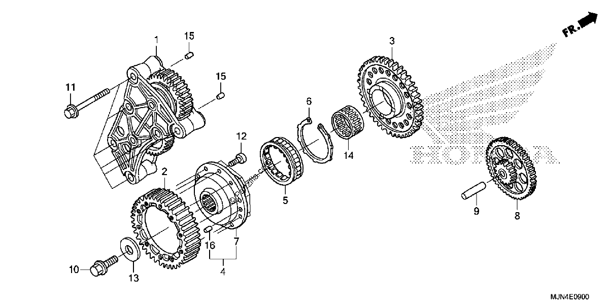 Diagrama de STARTING CLUTCH