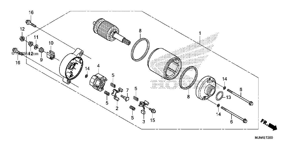 Diagrama de STARTING MOTOR