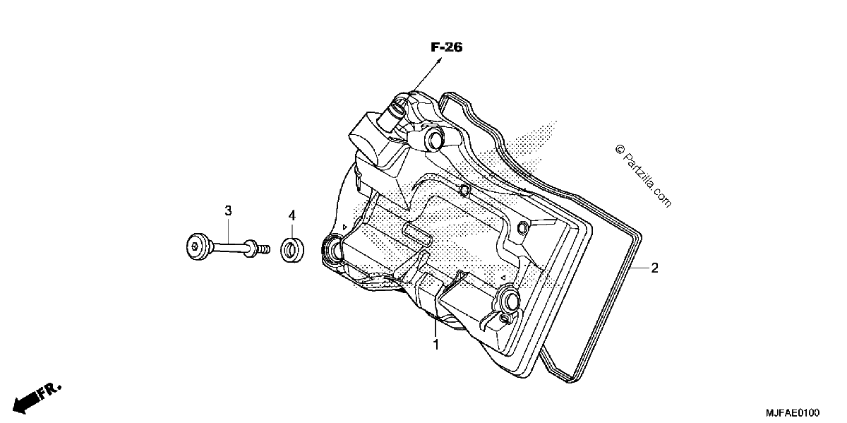 Diagrama de CYLINDER HEAD COVER