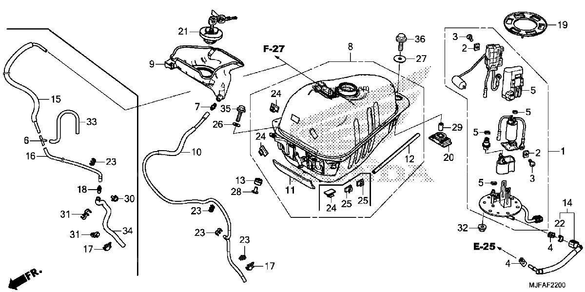 Diagrama de FUEL TANK