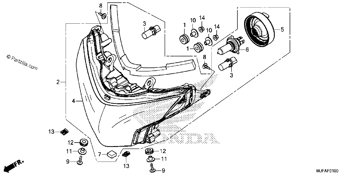 Diagrama de HEADLIGHT