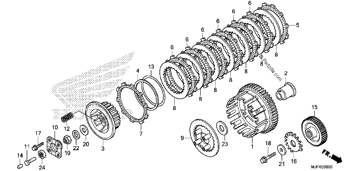 Diagrama de CLUTCH 1