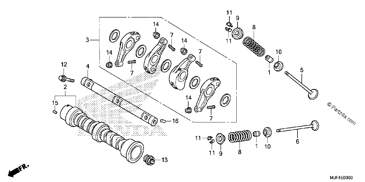 Diagrama de CAMSHAFT VALVE