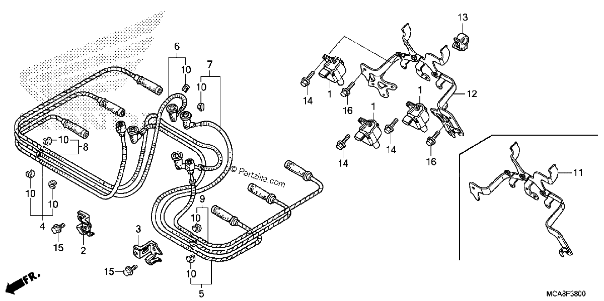 Diagrama de IGNITION COIL